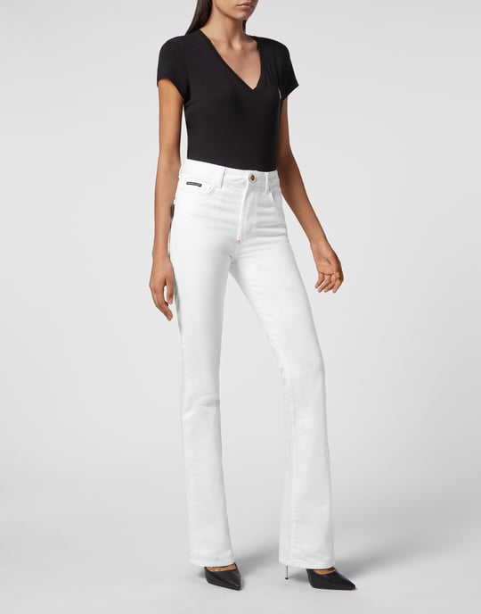 Jeans Flare Fit Skull - Image 3
