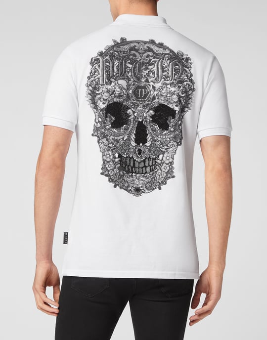 Poloshirt Skull - Image 1