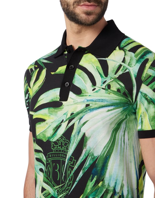Billionaire Poloshirt Palms - Schwarz - Image 5