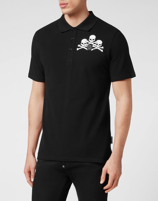 Poloshirt Skull - Image 2