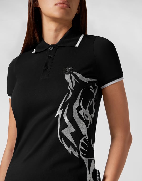 Poloshirt Ss Glitter - Image 3