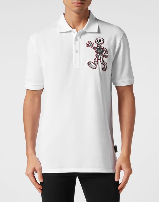 Poloshirt Skull - Image 2