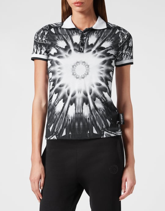 Poloshirt Optical Flower - Image 2