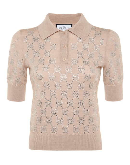 Pullover Polo-Ausschnitt Monogram - Image 1