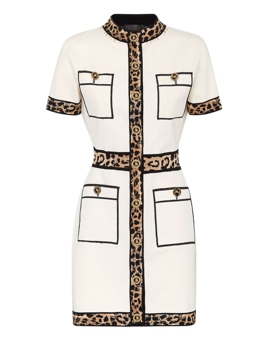 Strickkleid Leopard - Image 1