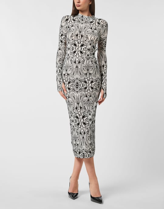 Langes Kleid Gothic Plein - Image 2