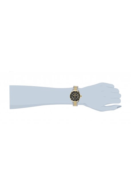 Invicta Pro Diver 30483 Damenuhr - Quarzwerk - Edelstahl mit schwarzem Zifferblatt - 38 mm - Image 4
