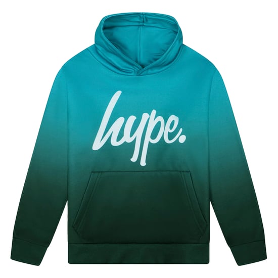 Türkis Ombre Jungen Hoodie Weiches Lässiges Kinder Sweatshirt Bequeme Passform - Image 1