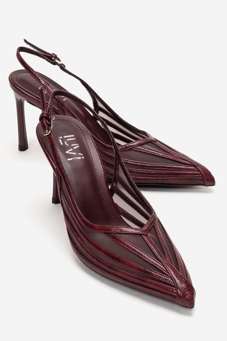 Eleana Slingback Mesh Stiletto-Pumps - Image 1