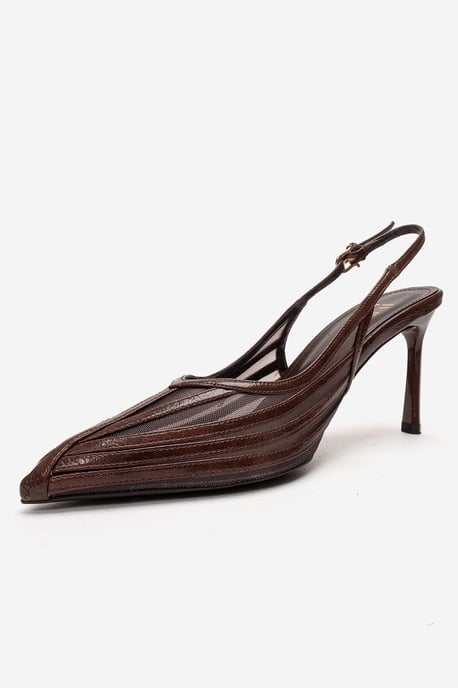 Eleana Slingback Mesh Stiletto-Pumps - Image 6