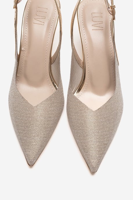 Dorata Verzierter Stiletto-Pumps - Image 2