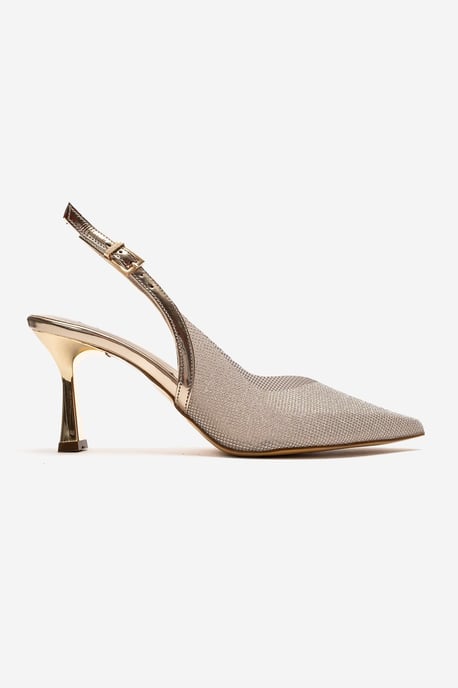 Dorata Verzierter Stiletto-Pumps - Image 4