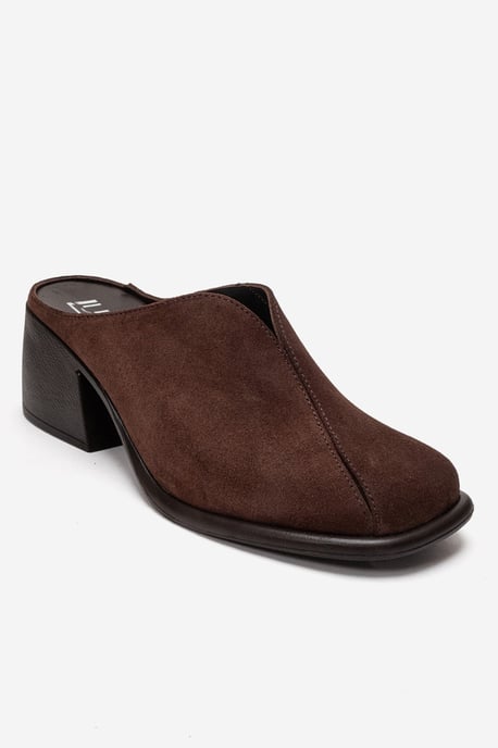 Ardent Leder Blockabsatz Mule - Image 3