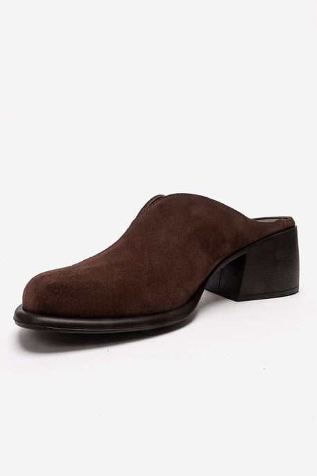 Ardent Leder Blockabsatz Mule - Image 6