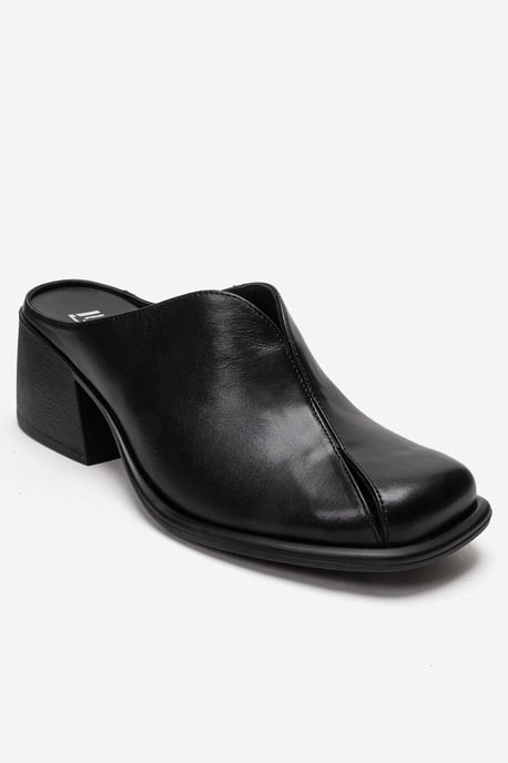 Ardent Leder Blockabsatz Mule - Image 3