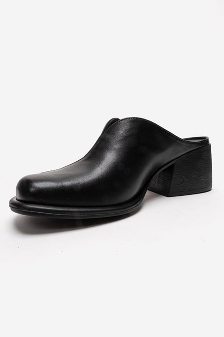 Ardent Leder Blockabsatz Mule - Image 6