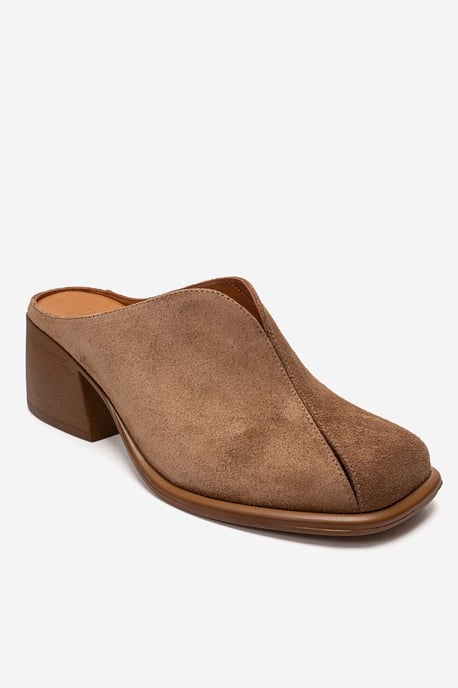 Ardent Leder Blockabsatz Mule - Image 3
