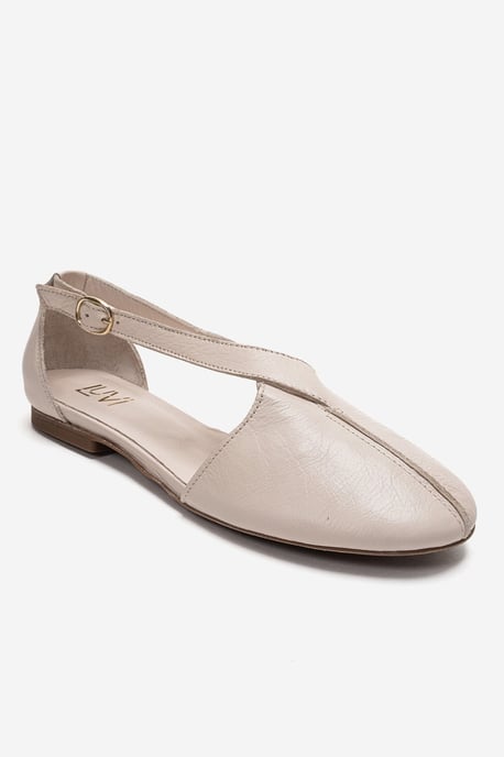 Fable Leder Ballerina mit Seitlichem Ausschnitt - Image 3