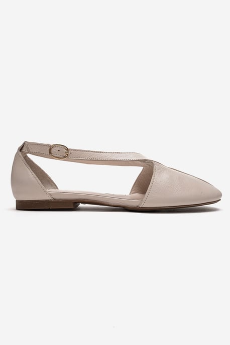 Fable Leder Ballerina mit Seitlichem Ausschnitt - Image 4