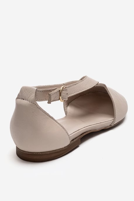 Fable Leder Ballerina mit Seitlichem Ausschnitt - Image 5