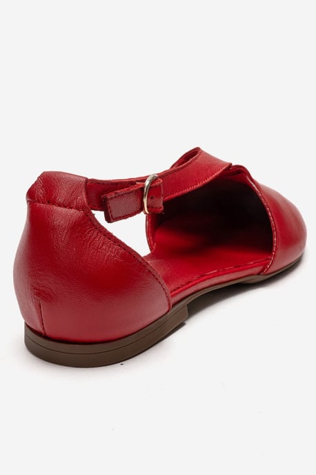 Fable Leder Ballerina mit Seitlichem Ausschnitt - Image 5