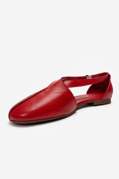 Fable Leder Ballerina mit Seitlichem Ausschnitt - Image 6