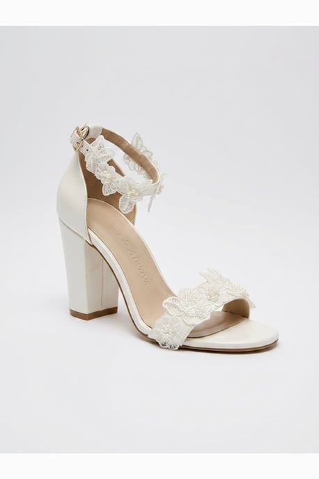 Florielle Spitzen Brautabsatzschuhe - Image 1