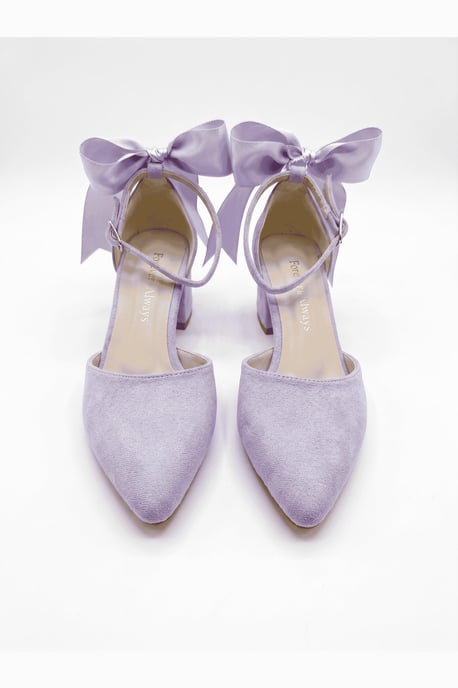 Arielle Schleife Knöchelriemen Blockabsatz Pumps - Image 5