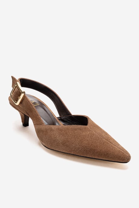 Dioris Leder-Slingback-Kitten-Heel-Pumps - Image 3