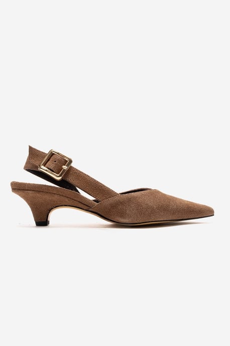 Dioris Leder-Slingback-Kitten-Heel-Pumps - Image 4