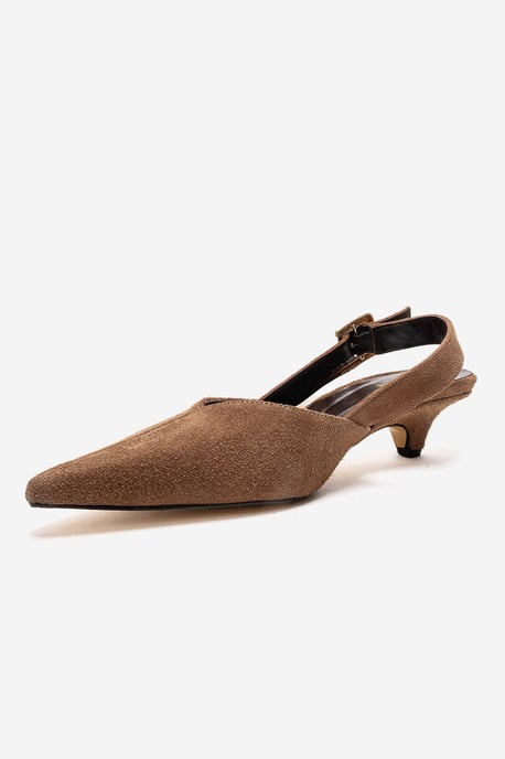 Dioris Leder-Slingback-Kitten-Heel-Pumps - Image 6