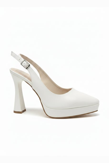 Corin Spitzer Zehenbereich Slingback Hochzeitsplattform Pumps - Image 2