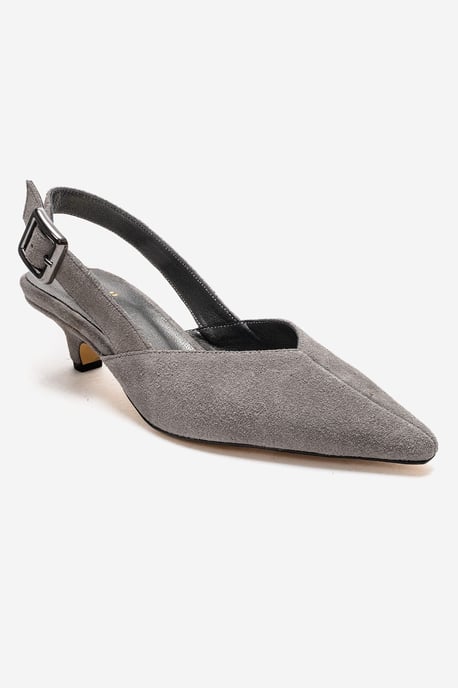 Dioris Leder-Slingback-Kitten-Heel-Pumps - Image 3