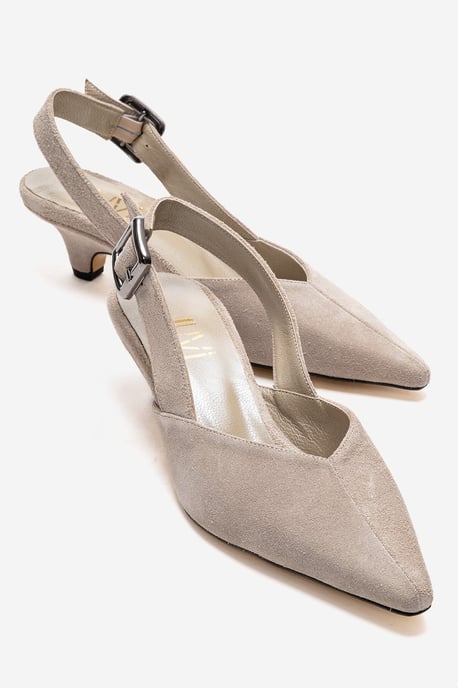 Dioris Leder-Slingback-Kitten-Heel-Pumps - Image 1