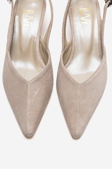 Dioris Leder-Slingback-Kitten-Heel-Pumps - Image 2