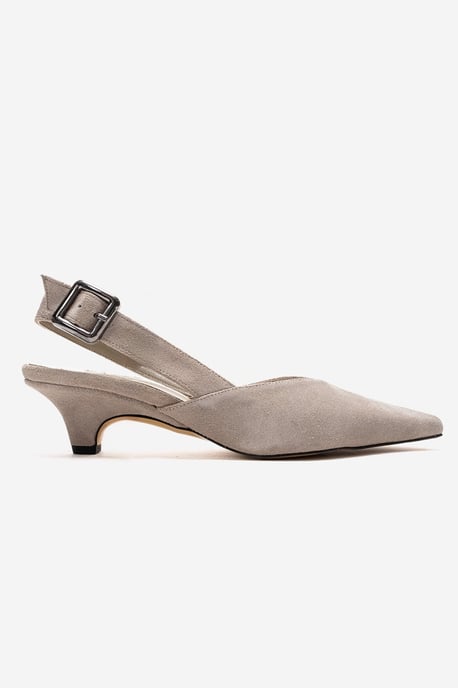Dioris Leder-Slingback-Kitten-Heel-Pumps - Image 4