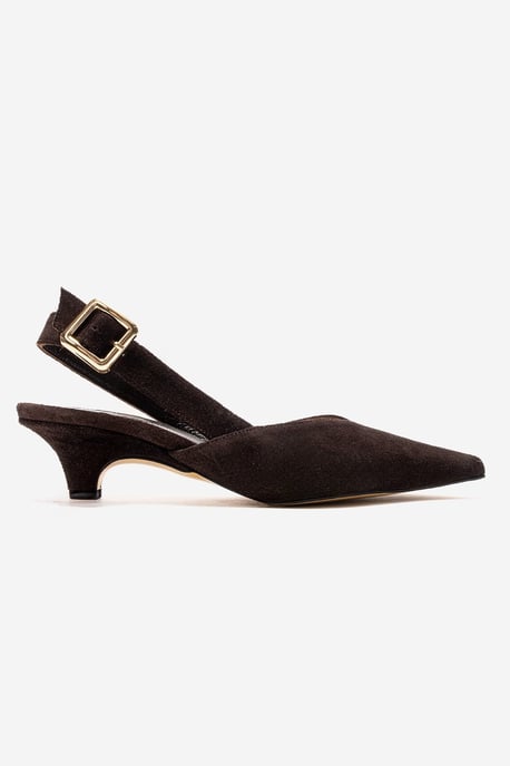 Dioris Leder-Slingback-Kitten-Heel-Pumps - Image 4