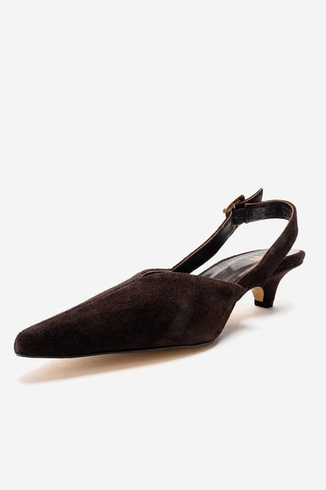 Dioris Leder-Slingback-Kitten-Heel-Pumps - Image 6