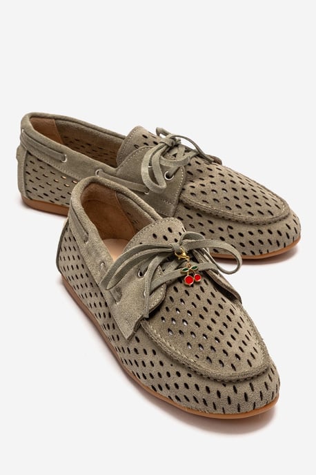 Stevo Leder Schnürer Loafer - Image 1