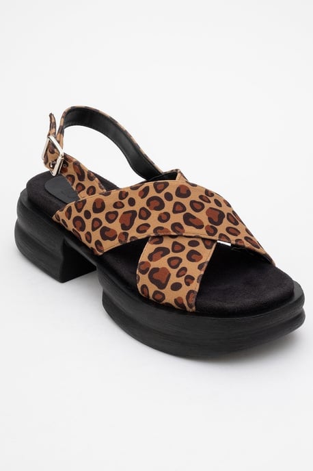 Lungo Keilsandalette mit Kreuzriemen - Image 1