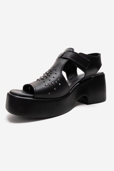 Romina Leder-Plateau-Sandale - Image 6