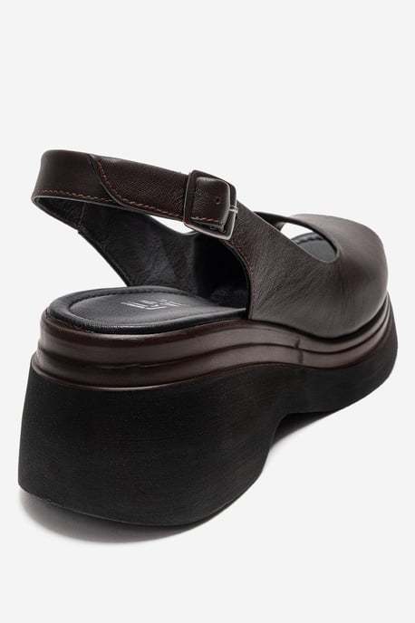 Laure Leder-Keilsandalette - Image 5