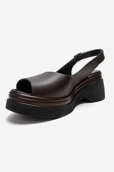 Laure Leder-Keilsandalette - Image 6