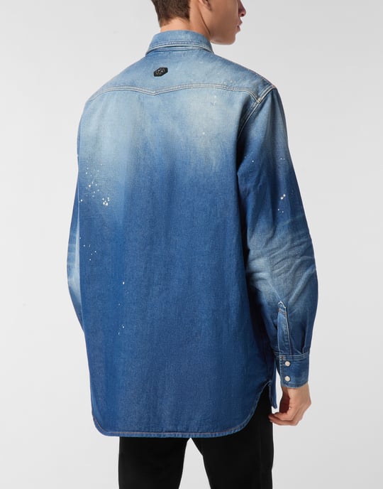 Denim Shirt Ls - Image 3