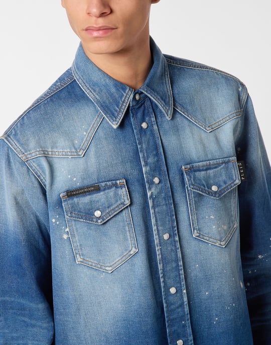 Denim Shirt Ls - Image 5