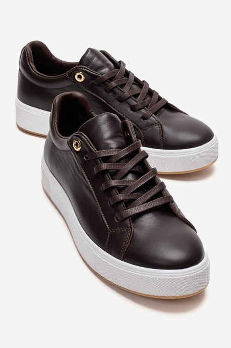 Pallen Leder Casual Sneaker - Image 1