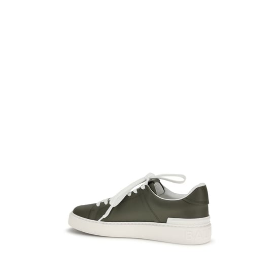 Balmain Bicolor Kalbsleder Bos Taurus Sneakers - Image 3