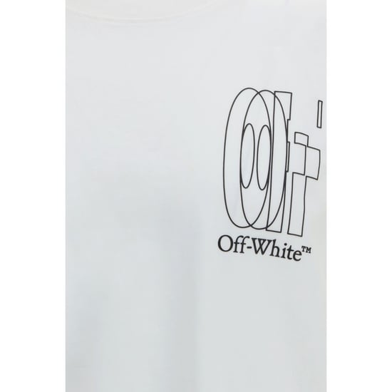 Off-White Weißes Baumwoll-T-Shirt - Image 3