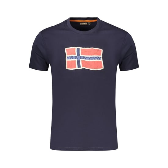 Napapijri Blaue Baumwoll Herren T-Shirt - Image 1