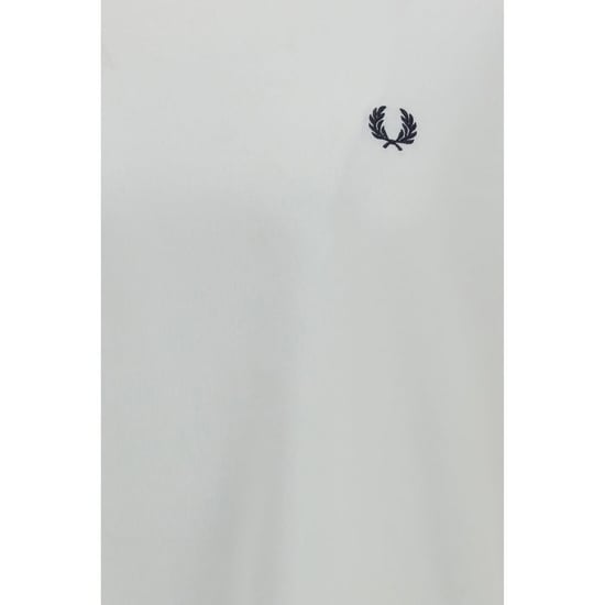 Fred Perry White Cotton T-Shirt - Image 3